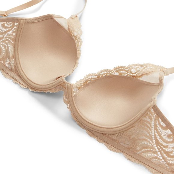 Natori Feathers Contour Plunge Bra 32D - Picture 8 of 10